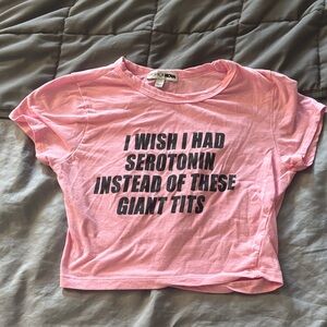 Fashion Nova Pink Statement Tee